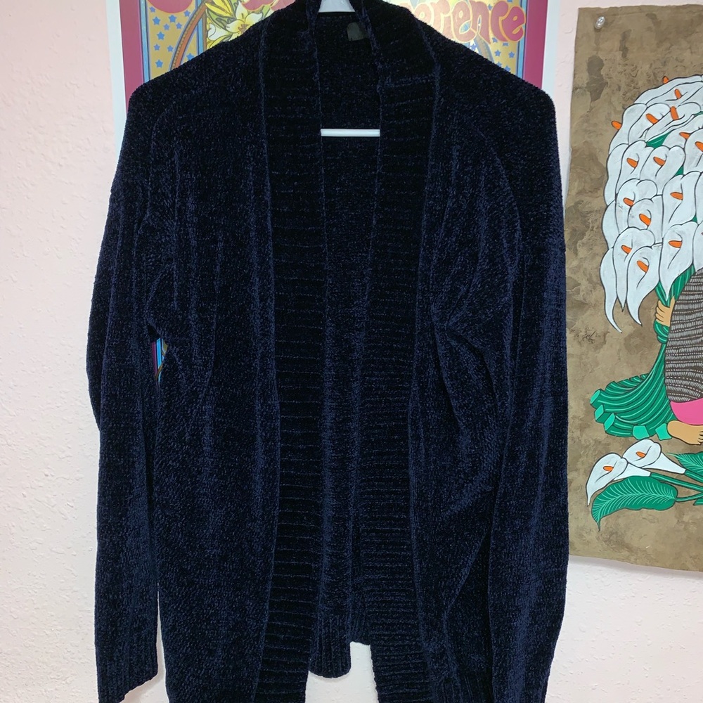 Navy blue cardigan